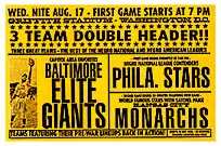 baltimore elite giants poster